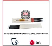 Kit resistenza ceramica piastra capelli GHD Gold Max Platinum + mosfet ricambio