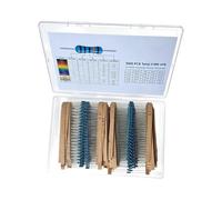 Kit Resistenze Film Metallo 25 Valori di Resistenza Comuni per Elettronica Hobbi