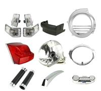KIT RESTAURO RICAMBI ACCESSORI CROMATI PER VESPA PX