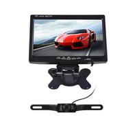 Kit retromarcia auto monitor 7" pollici telecamera 7 led infrarossi
