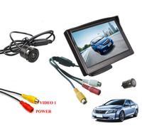 KIT RETROMARCIA MONITOR 4.3" CON TELECAMERA A COLORI PER AUTO CAMION CAMPER
