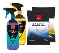 KIT REVEAL + 2 PANNI Detergente Sgrassante Decontaminante RUPES Carrozzeria Auto