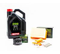 Kit Révision Filtres Bougies pour BMW HP2 MEGAMOTO de 2007 à 2008 MOTUL 5100 15W