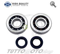 Albero motore Cuscinetti SKF con anelli di tenuta (Polymer) per PIAGGIO/GILERA 50 CCM RMS