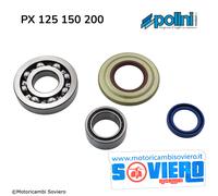 Kit Revisione Albero Motore Polini Cuscinetti Paraoli Vespa PX 125 150 200