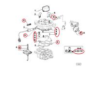 KIT REVISIONE CARBURATORE FIAT TEMPRA - TIPO - UNO ORIGINALE 9942522