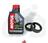 KIT REVISIONE FORCELLA OLIO 10W PARAOLI YAMAHA MBK BOOSTER SPIRIT 50 STELO D.30