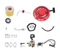 Kit Revisione Motore per gx340 GX420 con Carburetor Kit Revisione | per corda robusta, molla di richiamo, puleggia , prestazioni affidabili nel tempo