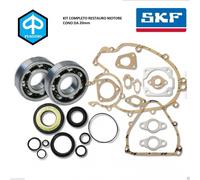 KIT REVISIONE MOTORE SKF PIAGGIO VESPA 50 PK XL FL2 APE 2 SERIE cono 20