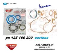 Kit revisione motore vespa px pe 125 150 200 CUSCINETTI PARAOLI corteco guarnizi
