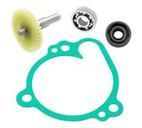 Kit revisione pompa acqua con girante, albero, ingranaggio, cuscinetti, paraolio e guarnizioni adatta per Kawa-saki KX85 KX80 KX100