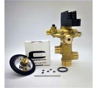 KIT REVISIONE RIPARAZIONE VALVOLA GIANNONI TRE 3 VIE MEMBRANA + O-RING + ASTA