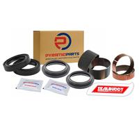 Kit Guarnizioni Forcella Parapolvere Boccole Sospensione per Kawasaki KX125 9...
