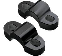 Kit Rialzi Spessori Risers Manubrio Moto ACCOSSATO Diametro 22mm RK122N +20mm colore Nero