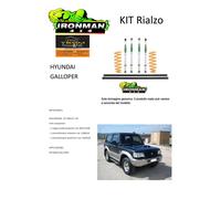 Kit rialzo off road for Galloper Hyundai + 5 cm IRONMAN 4x4 ammortizzatori
