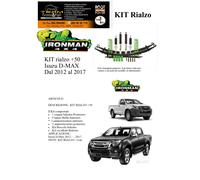 Kit rialzo off road IRONMAN for Isuzu D-Max dal 2012 al 2017 d max +5 cm