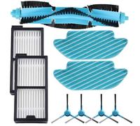 Kit ricambi aspirapolvere con spazzola principale, spazzole laterali, filtri e panni mop per Cecotec Per modelli Conga 5090 5490 5690 6090 6490 7090