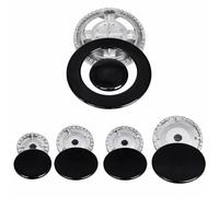 Kit Ricambi Cucina a Gas 10 Pezzi | 5 Bruciatori + 5 Piattelli Compatibili con modelli, Nardi, Ariston, Indeset,Hotpoint |Accessori Fornelli Alta Qualità"