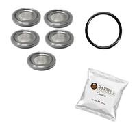 Kit Ricambi Originali Frog - 5x Filtro Doccia - 5x Oring Viton alta Temperatura + 5x Cialde Emozioni Quotidiane