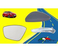 KIT RICAMBI SPECCHIO SINISTRO CALOTTA VETRO E FANALE PER PEUGEOT 208 DAL 2012->