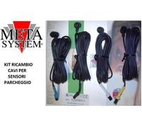 KIT RICAMBIO CAVI SENSORI PARCHEGGIO METASYSTEM ACTIVE PARK 4/14 ORIGINALI