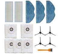 Kit Ricambio Completo Filtri Sacchetti Polvere Spazzole Laterali per EZVIZ