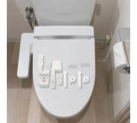 Kit Ricambio Coperchio WC con Componenti Necessari per Installazione Ra