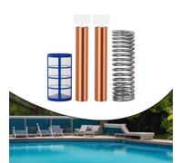 Kit Ricambio Ionizzatore Piscina con Anodi Rame Cestello Filettato e Molla Bobin