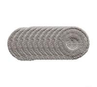 Kit Ricambio Panni Mop Microfibra per Robot per cecotec per conga(10 Pack) | Microfibra spessa, lavabile in per lavatrice, rimuove il 50% di sporco in , modelli specifici
