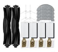 Kit Ricambio per Wiami FX-11 per Plus: 6 Spazzole Laterali, 2 Rulli Centrali, 4 Filtri HEPA e Panni Mop Lavabili per Robot Aspirapolvere