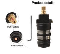 Kit ricambio valvola rubinetto miscelatore bagno cartuccia termostatica ottone p