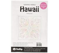 Kit ricamo timbrato Tulip Needle Company Sashiko World Hawaii-Anthu