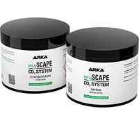 Kit ricarica CO2 - ARKA mySCAPE-CO2 Refiller 2×400 g - Componente A: acido citrico & B: bicarbonato - per sistemi CO2 per acquario - facile da dosare, duraturo & sicuro - Aquascaping