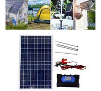 Kit Ricarica Solare 10W con Grado IP65 e Clip Coccodrillo Easy Connect