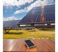 Kit Ricarica Solare 10W con Grado IP65 e Clip Coccodrillo Easy Connect