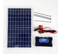 Kit Ricarica Solare 10W con Grado IP65 e Clip Coccodrillo Easy Connect