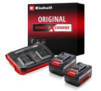 KIT RICARICABILE 2X BATTERIE 3,0AH E TWINCHARGER POWER X CHANGE 50-60HZ