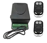 KIT RICEVENTE 2 CANALI 5 A + 2 TELECOMANDI 433 MHZ CANCELLI SERRANDE LUCI