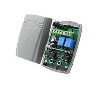 KIT RICEVENTE RX2N-BOX 2 CANALI RADIO 433MHZ CANCELLI SERRANDE LUCI 12-24V