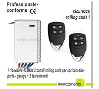 Centralina universale per serranda garage saracinesca motore + 2 telecomandi