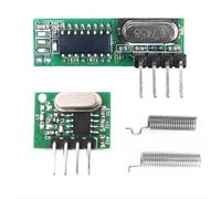 Kit ricevitore RF e modulo trasmettitore supereterodina da 433 MHz, interruttore di controllo remoto wireless per porta del garage, sistema di allarme, automazione domestica intelligente