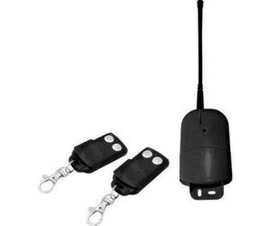 Kit Ricevitore Ricevente da Esterno Con 2 Telecomandi 433MHZ 12 24V 2 CANALI RICEVENTE con 2 Radiocomandi Bicanale Con Due Contatti Mono O Bistabile Adatto Per Usi Vari Alimentato a 12-24V AC/DC