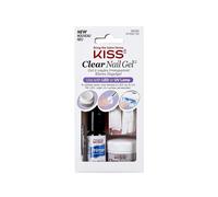Kit ricostruzione unghie gel UV trasparente Kiss starter 5 ml con formine e prim