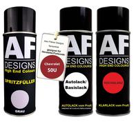 Kit riempitivi a spruzzo per Chevrolet 50U City Red Perl vernice trasparente ...