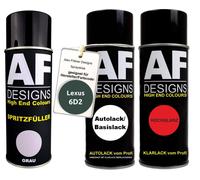Kit riempitivo a spruzzo per Lexus 6D2 Smoke Green vernice trasparente...