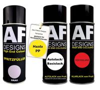 Kit riempitivo a spruzzo per Mazda PP Vivid Canary vernice trasparente...
