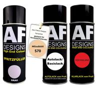 Kit riempitivo a spruzzo per Mitsubishi S70 Florence beige vernice trasparent...