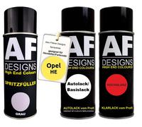 Kit riempitivo spray per Opel HE giallo brillante vernice trasparente riempit...