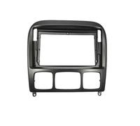 Kit Rifinitura Pannello 9 Pollici Con Cornice DVD Audio Cruscotto Radio Lettore Unità Principale Schermo Grande Stereo 2Din Per Mercedes Per Benz W220 GFVFGNLNNA(Black)