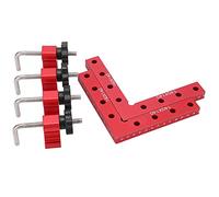 Kit Righello di Posizionamento ad Angolo retto Kit Righello di Posizionamento Quadrato in Lega di Alluminio con Scala, Strumento di misurazione ad Angolo retto di 90 Gradi